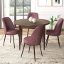 Dining Table & Chairs Set (5 Pieces) Tor - Baroque, Dusty Rose Baroque
Dusty Rose