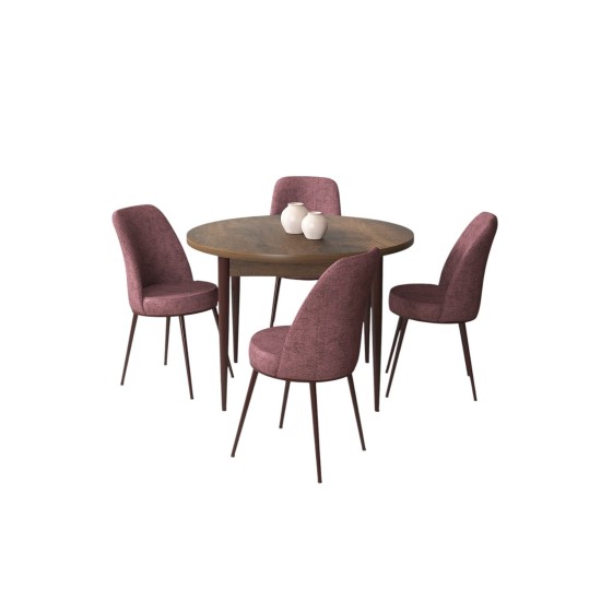 Dining Table & Chairs Set (5 Pieces) Tor - Baroque, Dusty Rose Baroque
Dusty Rose Dining Table & Chairs Set (5 Pieces) Tor - Baroque, Dusty Rose Baroque
Dusty Rose