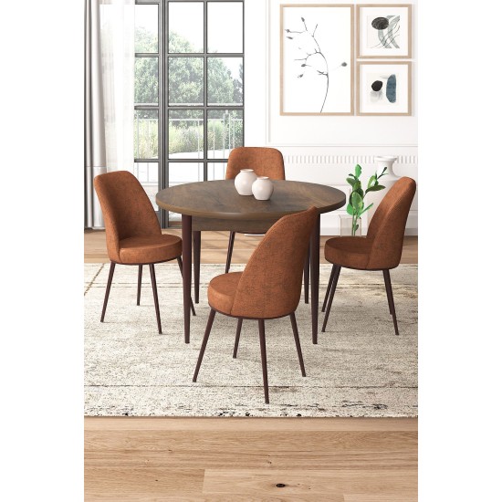 Dining Table & Chairs Set (5 Pieces) Tor - Baroque, Tile Red Baroque
Tile Red Dining Table & Chairs Set (5 Pieces) Tor - Baroque, Tile Red Baroque
Tile Red