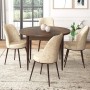 Dining Table & Chairs Set (5 Pieces) Tor - Baroque, Cream Baroque
Cream