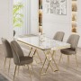 Dining Table & Chairs Set (5 Pieces) Vals - White, Gold, Cappuccino White
Gold
Cappucino