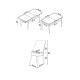 Extendable Dining Table & Chairs Set (7 Pieces) Han - Black Marble, Tile Red Black Marble
Tile Red