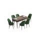 Extendable Dining Table & Chairs Set (7 Pieces) Han - Baroque, Khaki Baroque
Khaki Extendable Dining Table & Chairs Set (7 Pieces) Han - Baroque, Khaki Baroque
Khaki
