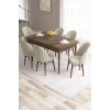 Extendable Dining Table & Chairs Set (7 Pieces) Roz - Baroque, Cream Baroque
Cream