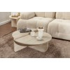 Hanah Home Coffee Table Orion - Travertine Travertine
Marble