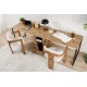 Hanah Home Study Desk Twin Study Desk - Atlantic Pine Atlantic Pine
Black