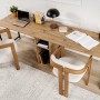 Study Desk Twin Study Desk - Atlantic Pine Atlantic Pine
Black