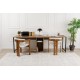 Hanah Home Study Desk Twin Study Desk - Atlantic Pine Atlantic Pine
Black