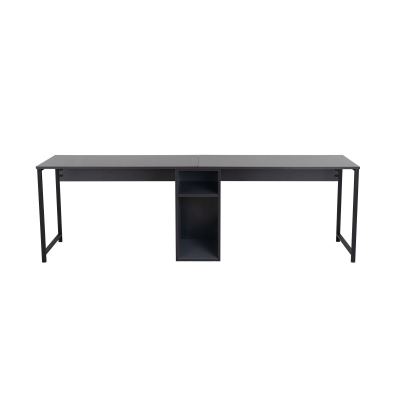 Hanah Home Study Desk Twin Study Desk - Anthracite Anthracite
Black
