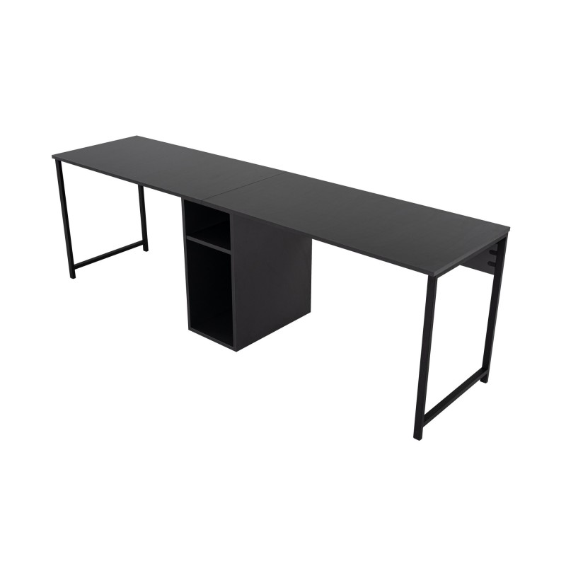 Hanah Home Study Desk Twin Study Desk - Anthracite Anthracite
Black