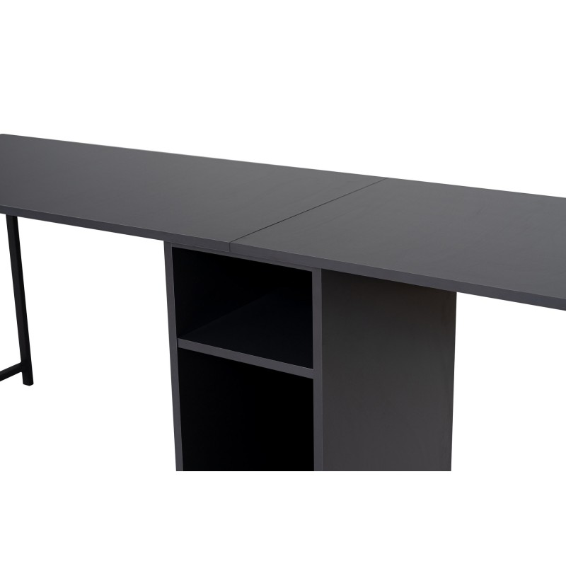 Hanah Home Study Desk Twin Study Desk - Anthracite Anthracite
Black