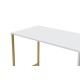 Hanah Home Study Desk Twin Study Desk - White White 
Gold