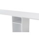 Hanah Home Study Desk Twin Study Desk - White White 
Gold