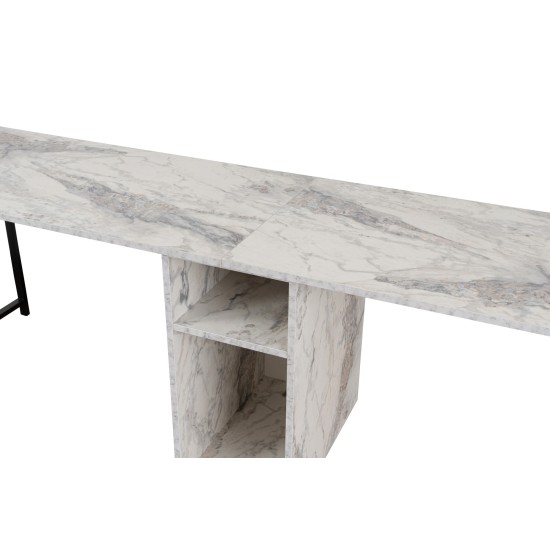 Hanah Home Study Desk Twin Study Desk - Freesia Freesia
Black