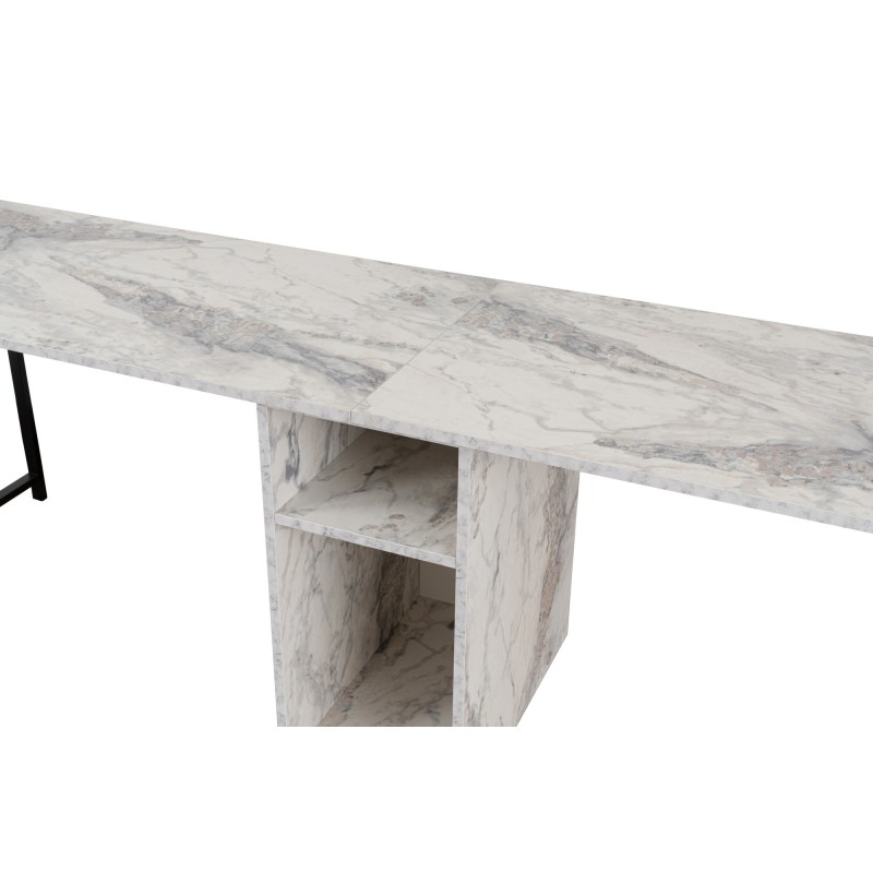 Hanah Home Study Desk Twin Study Desk - Freesia Freesia
Black