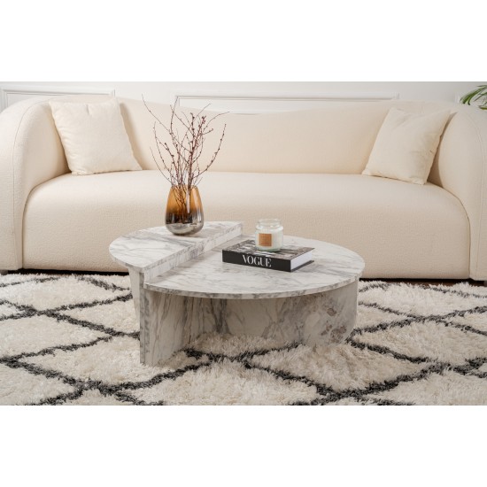 Coffee Table Orion - Freesia Marble Freesia Marble Hanah Home Coffee Table Orion - Freesia Marble Freesia Marble