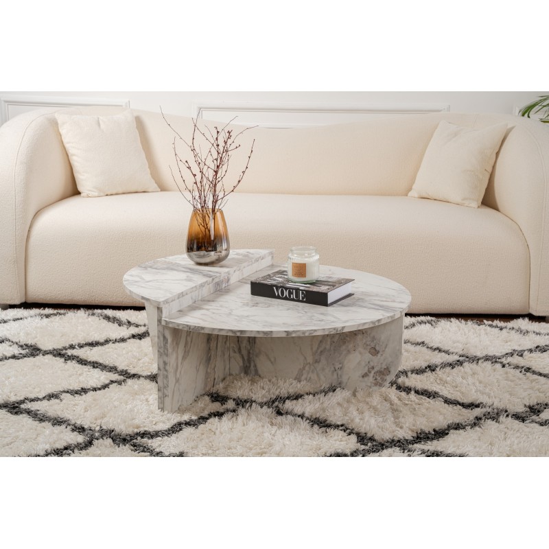Hanah Home Coffee Table Orion - Freesia Marble Freesia Marble
