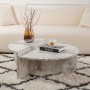 Coffee Table Orion - Freesia Marble Freesia Marble