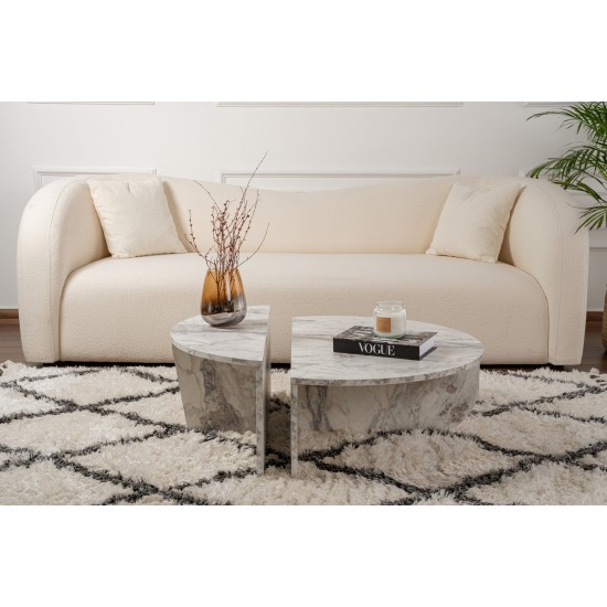 Coffee Table Orion - Freesia Marble Freesia Marble Hanah Home Coffee Table Orion - Freesia Marble Freesia Marble