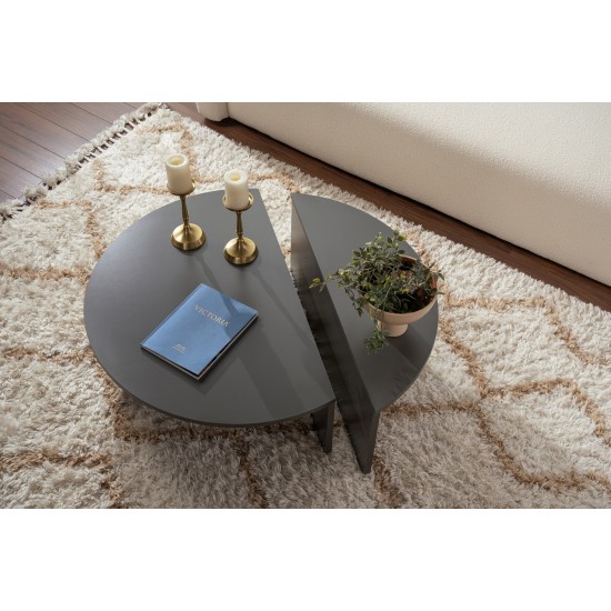 Coffee Table Orion - Anthracite Anthracite Hanah Home Coffee Table Orion - Anthracite Anthracite