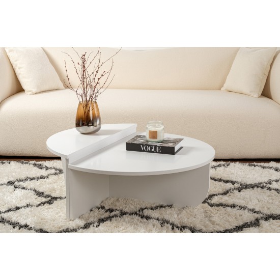 Coffee Table Orion - White White Hanah Home Coffee Table Orion - White White