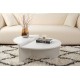 Coffee Table Orion - White White Hanah Home Coffee Table Orion - White White