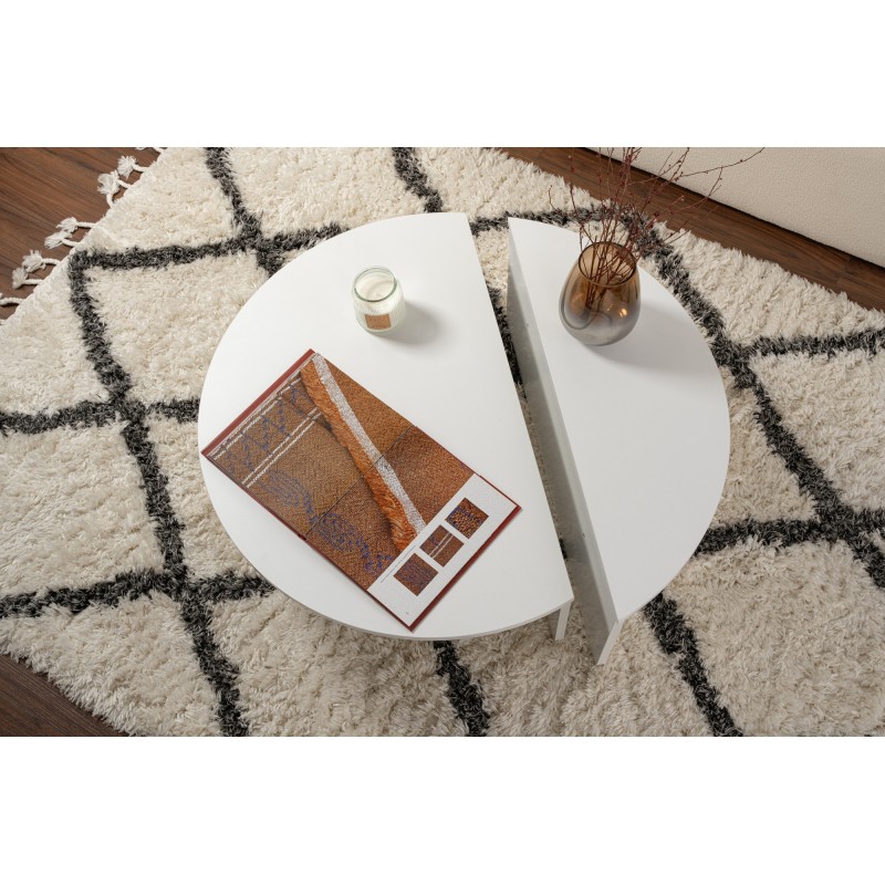 Hanah Home Coffee Table Orion - White White