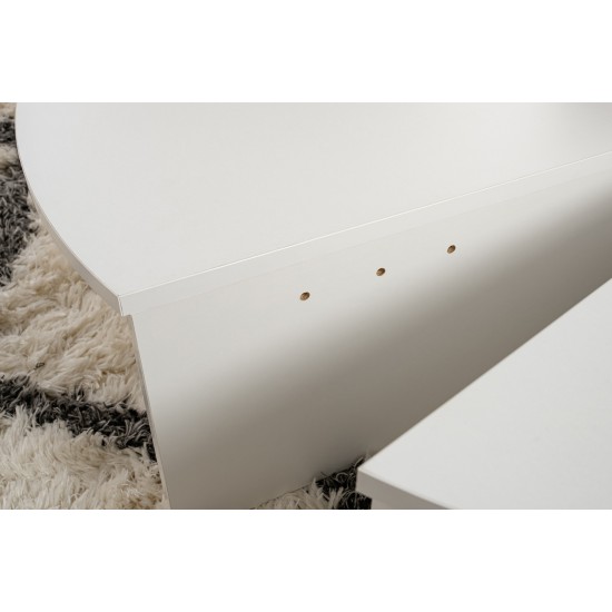 Coffee Table Orion - White White Hanah Home Coffee Table Orion - White White