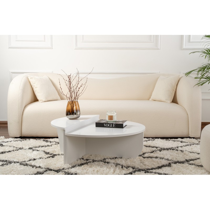 Hanah Home Coffee Table Orion - White White