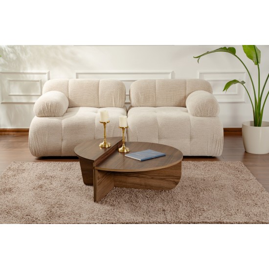 Hanah Home Coffee Table Orion - Walnut Walnut