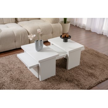 Coffee Table Sanctuary - Wood White Wood White