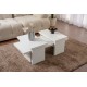 Hanah Home Coffee Table Sanctuary - Wood White Wood White