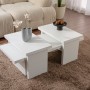 Coffee Table Sanctuary - Wood White Wood White