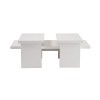 Hanah Home Coffee Table Sanctuary - Wood White Wood White