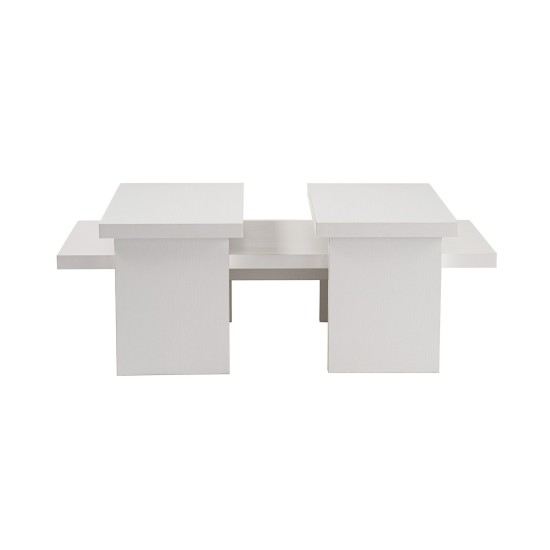 Hanah Home Coffee Table Sanctuary - Wood White Wood White