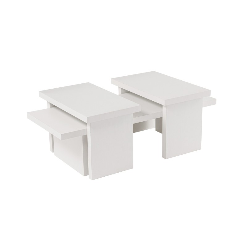 Hanah Home Coffee Table Sanctuary - Wood White Wood White