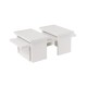 Hanah Home Coffee Table Sanctuary - Wood White Wood White