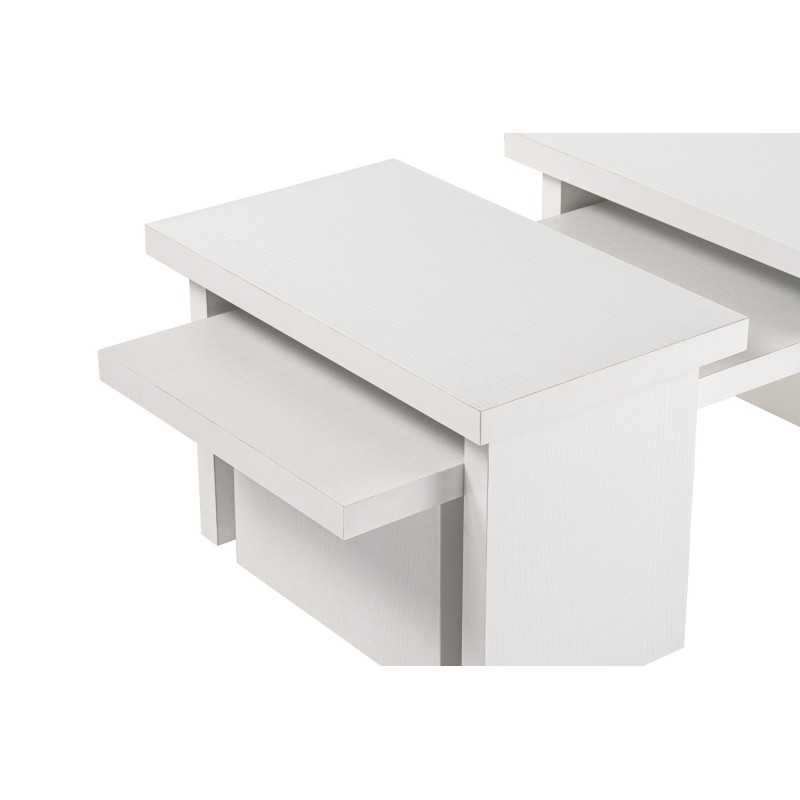 Hanah Home Coffee Table Sanctuary - Wood White Wood White