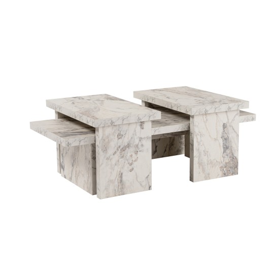 Coffee Table Sanctuary - Fressia Marble Freesia Marble Hanah Home Coffee Table Sanctuary - Fressia Marble Freesia Marble