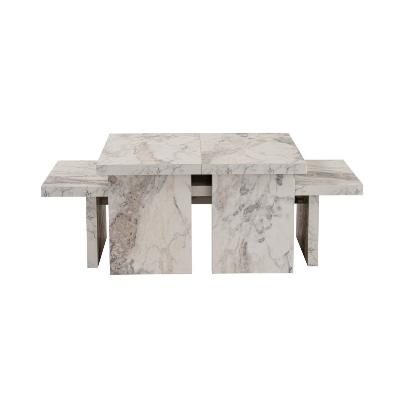 Hanah Home Coffee Table Sanctuary - Fressia Marble Freesia Marble