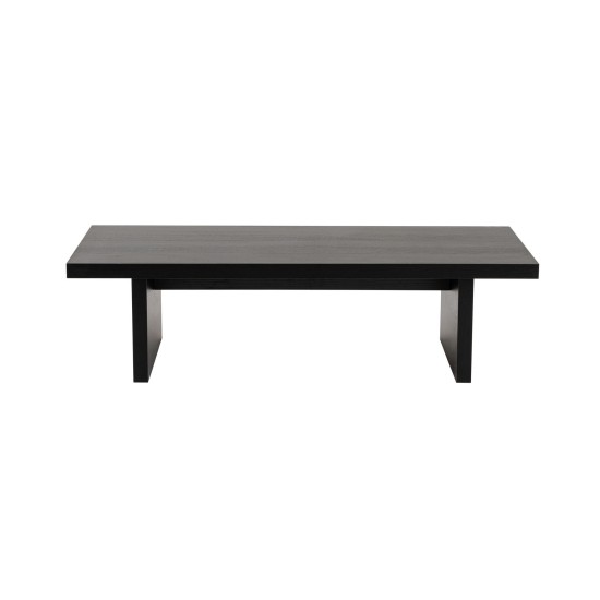 Coffee Table Sanctuary - Wood Black Wood Black Hanah Home Coffee Table Sanctuary - Wood Black Wood Black