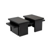 Hanah Home Coffee Table Sanctuary - Wood Black Wood Black