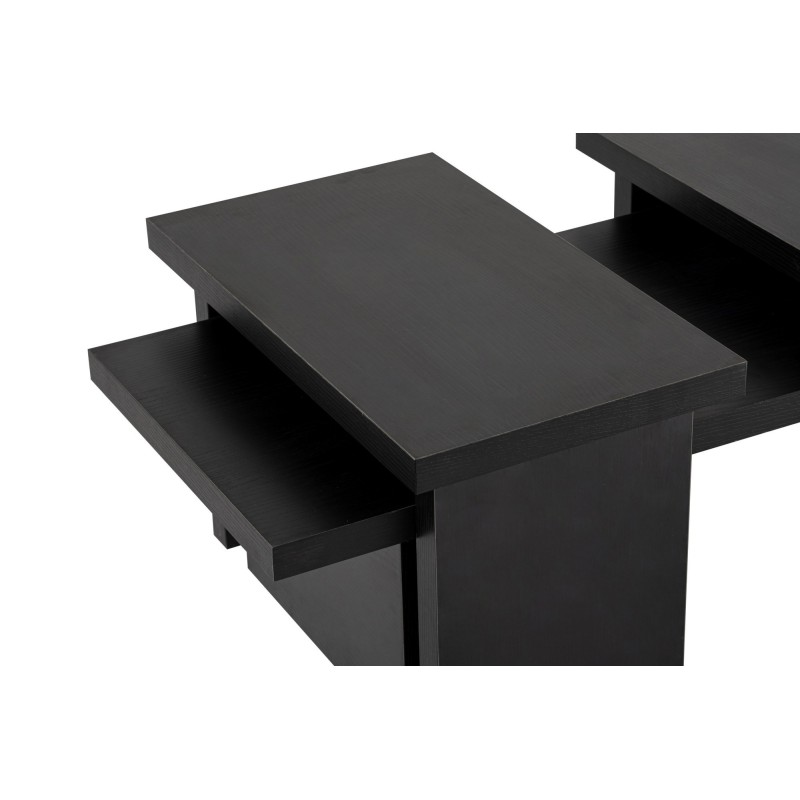 Hanah Home Coffee Table Sanctuary - Wood Black Wood Black