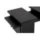 Coffee Table Sanctuary - Wood Black Wood Black Hanah Home Coffee Table Sanctuary - Wood Black Wood Black