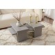Coffee Table Sanctuary - Grey Grey Hanah Home Coffee Table Sanctuary - Grey Grey