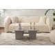 Coffee Table Sanctuary - Grey Grey Hanah Home Coffee Table Sanctuary - Grey Grey