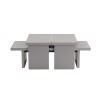 Hanah Home Coffee Table Sanctuary - Grey Grey
