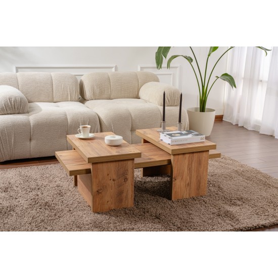 Coffee Table Sanctuary - Atlantic Pine Atlantic Pine Hanah Home Coffee Table Sanctuary - Atlantic Pine Atlantic Pine