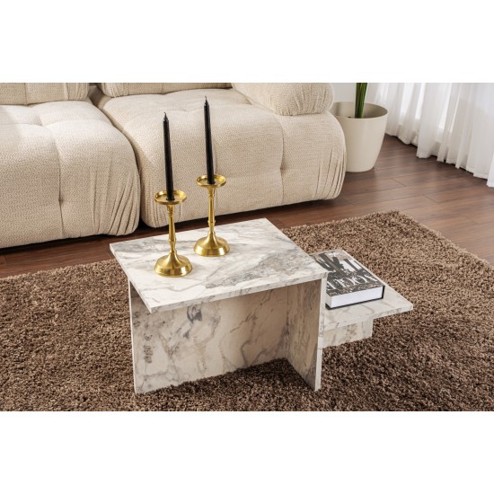 Coffee Table Harmony - Fressia Marble Freesia Marble Hanah Home Coffee Table Harmony - Fressia Marble Freesia Marble
