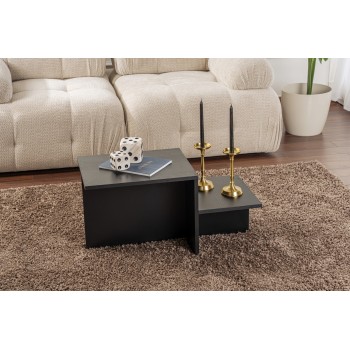 Coffee Table Harmony - Wood Black Wood Black